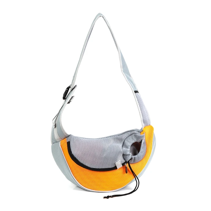 

Breathable Pet Dog Carrier Adjustable Strap Mesh Hand Free Design Gift for Pet Dog Satchel Carrier for Outdoor Travel