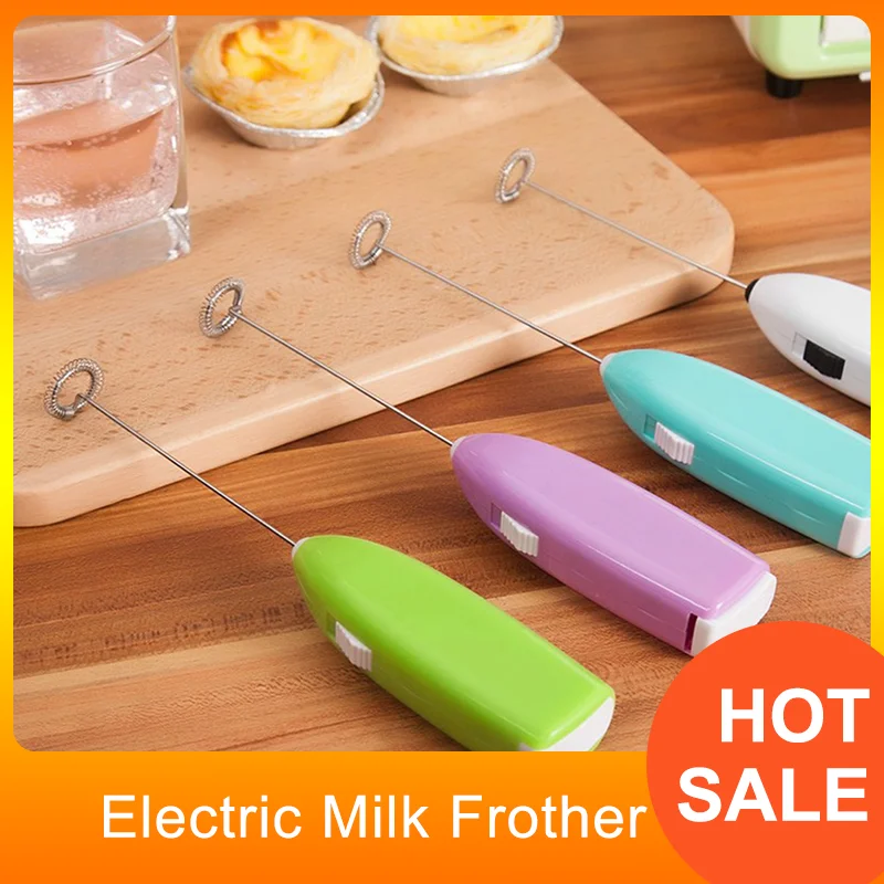 

Electric Milk Frother Automatic Handheld Foam Coffee Maker Egg Beater Milk Frother Portable Kitchen Coffee Whisk Tool Accessorie