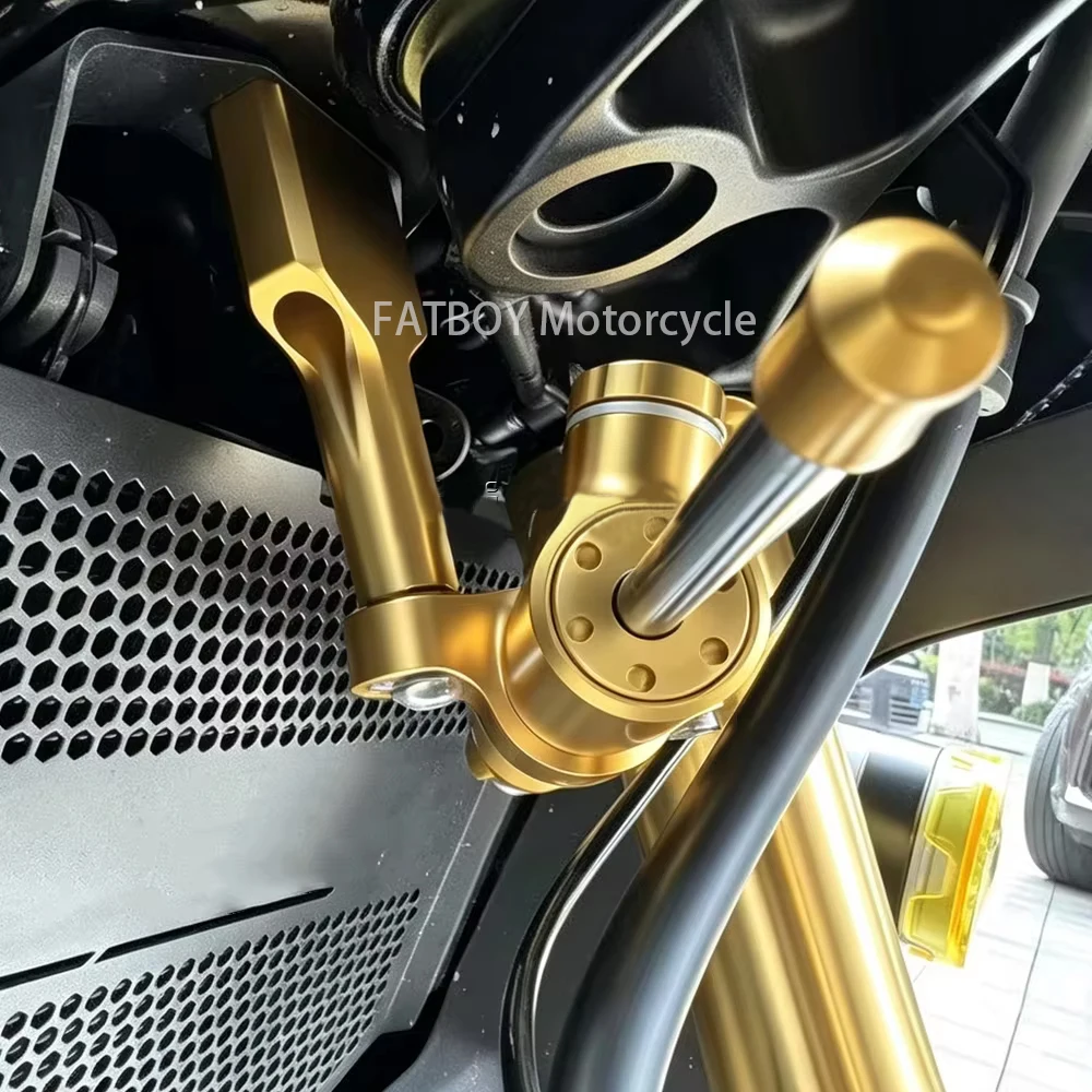 Фото Новинка для Honda NSS 750 X-ADV 750 2022-2025: Аксессуары для мотоцикла, кронштейн крепления стабилизатора рулевого демпфера, комплекты CNC. №3