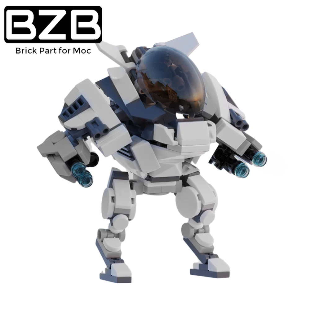 

Тактический боевой робот BZB MOC Centauri Mk II, строительные блоки для сборки кирпичей, строительные блоки для мальчиков Edu DIY, строительный подарок