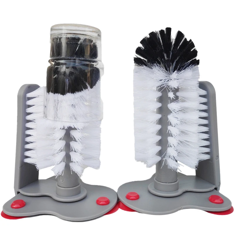 

2 в 1 присоска для кружки напитков, вина, инструменты для уборки кухни, скребок для чашек, стеклянная фотощетка, кухонные аксессуары для раков...