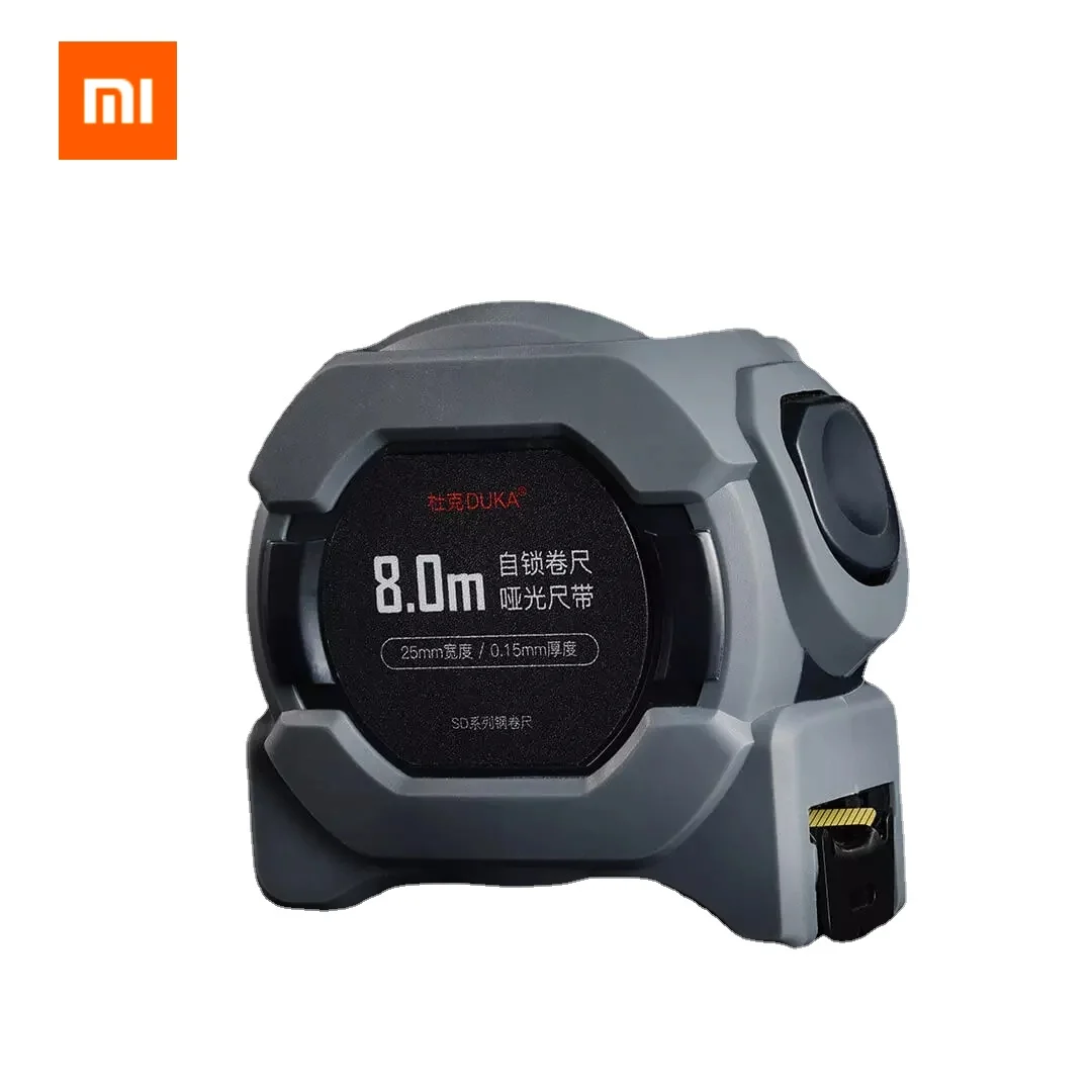 

Xiaomi DUKA SD 8m Precision Steel Tape Measure Frosted Retractable Ruler Rubberized Drop-proof Portable Measuring Tool