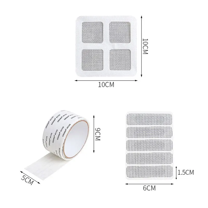 

1PC Easy to use Durable and Practical Mosquito Screen Window Patching Hole Patch Self-adhesive Sand Window PatchRepair
