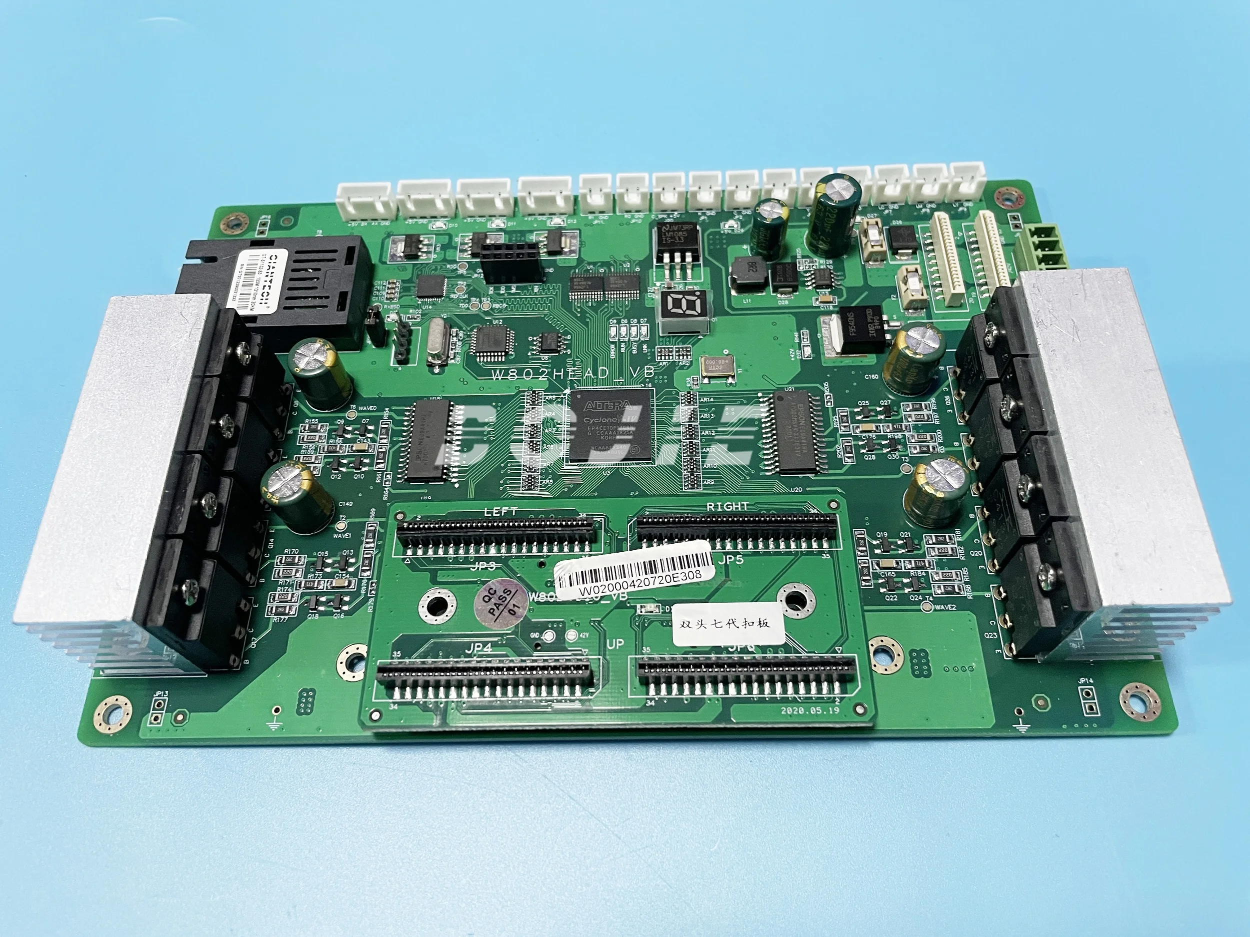 Wellprint W802HEAD-VB/VC/VE W801HEAD-VA/VB DX7 плата с двойной головкой для планшетного принтера uv 3
