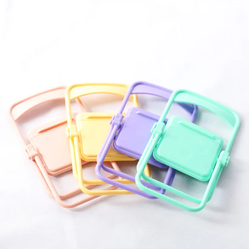 

4pcs Dollhouse Small Chair Mini Plastic Folding Backrest Chair 1:12 Model Scale Ob11 Scene Props Miniatures Crafts Decoration