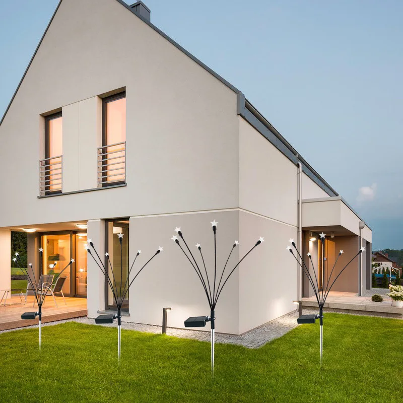 НОВЫЕ солнечные фонари Светлячок Лампа Открытый водонепроницаемый солнечный