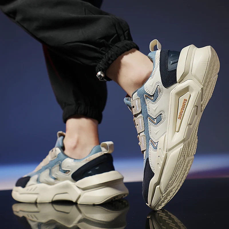 SALUDAS Male Shoes Men Sneakers Women Sports Shoes Couple Shoes Ins Fashion Casual Shoes Breathable Mesh Athletic Running Shoes