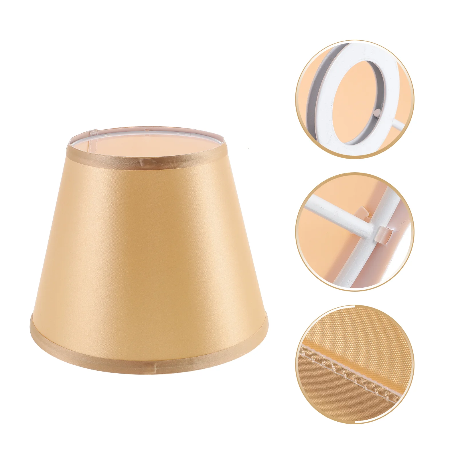 

Lamp Lampshade Shade Table Clothcover Lampshades Fabric Floor Chandelier Wallbell Golden Replacement Shadesdrum Protector