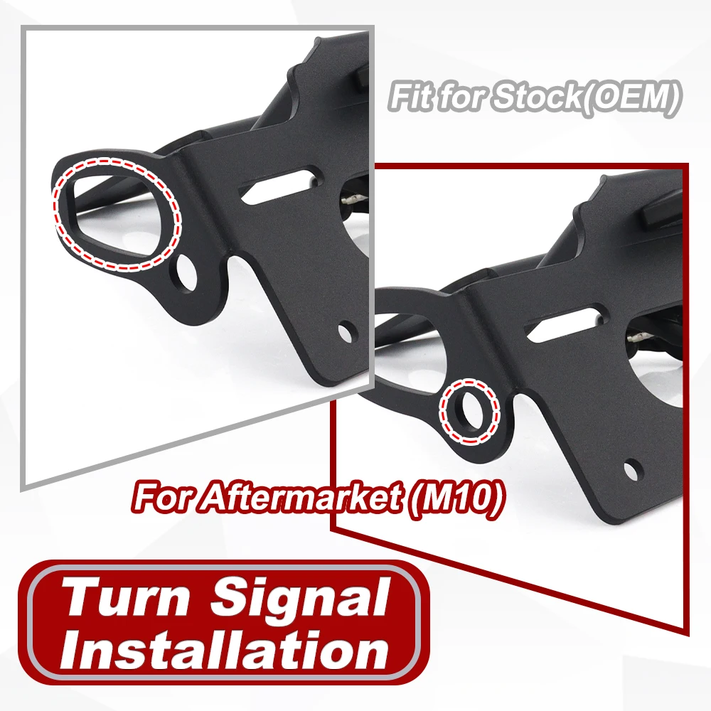 Фото НОВЫЙ Держатель номерного знака (Eliminator) для мотоцикла с LED-подсветкой и креплением для Kawasaki Z1100 2026 №4