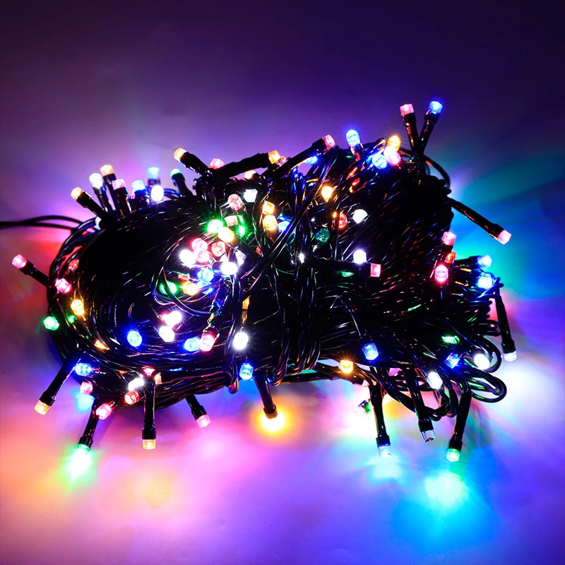 

Khelse уличная светодиодная гирлянда 20 метров 200 светодиодов теплый белый