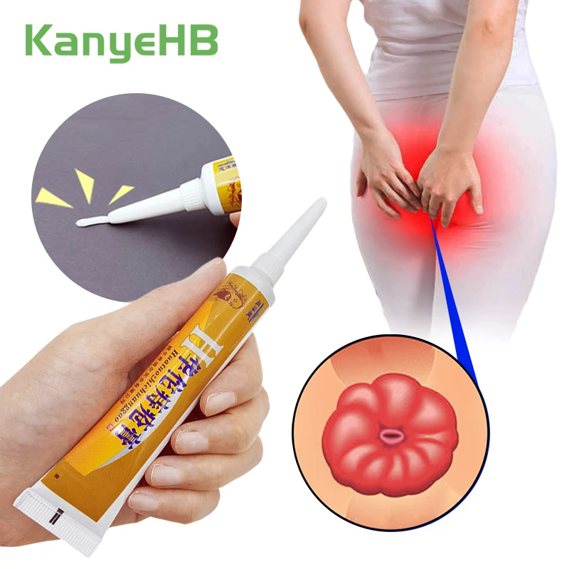 

1pcs Hemorrhoid Treatment Ointment Relieve Anal Swell Pain Bleeding Anti-inflammatory Internal & External Hemorrhoids Cream S021