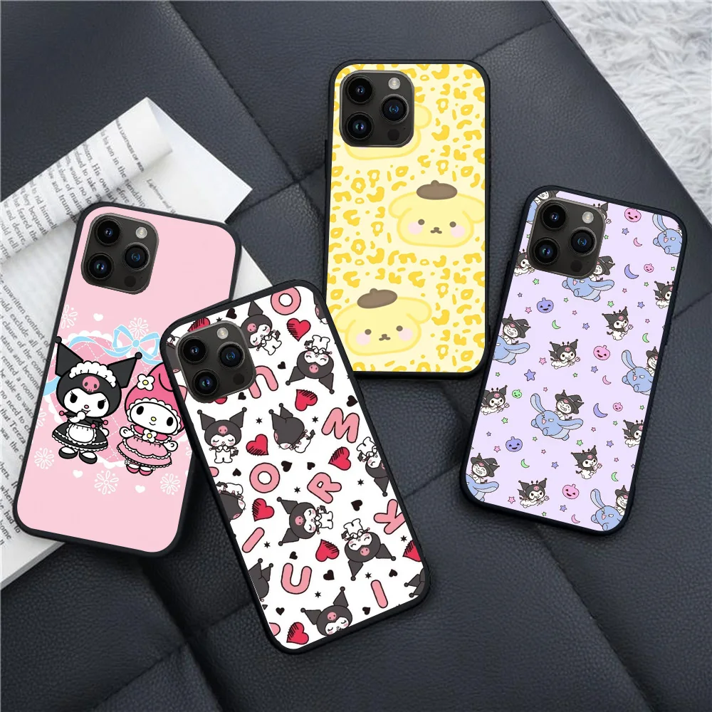 Черный чехол B-8 Kuromi Melody для Samsung Note 9 M12 J6 M02 S25 J2 J4 M22 J5 Core J8 J7 M11 Prime Plus