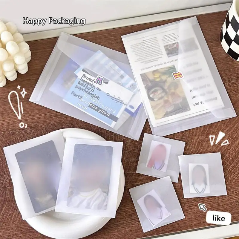 Litmus Paper Mini Envelopes Heart-Shaped Oval Handles for Gift Packing Jewelry