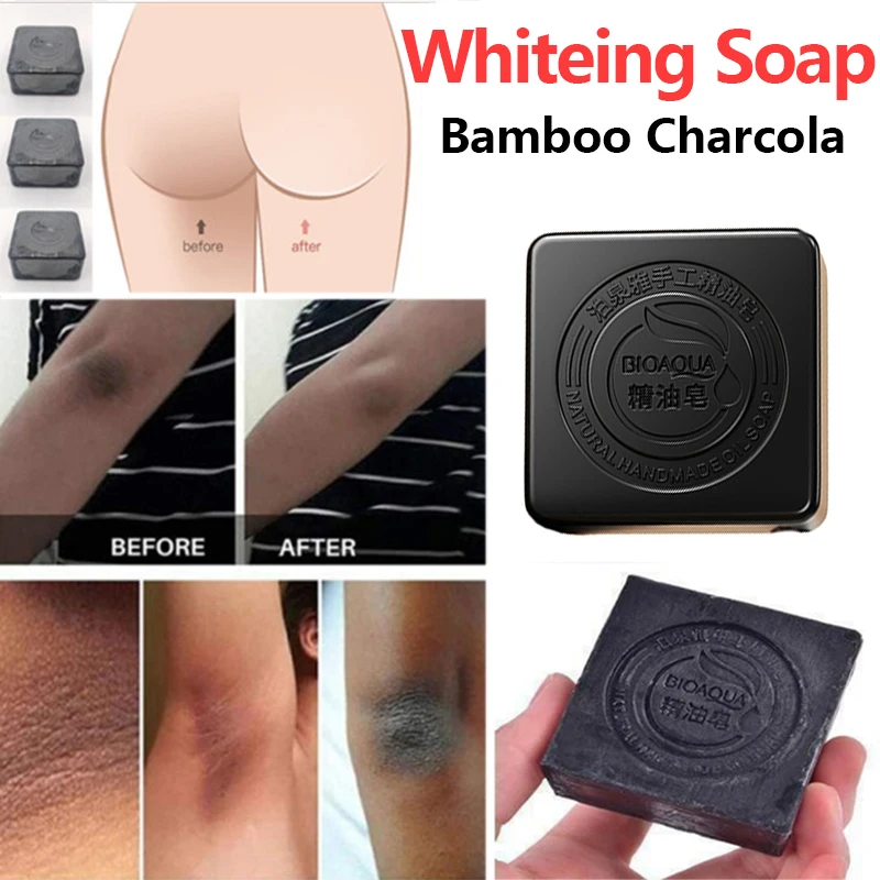 

Мыло для отбеливания влагалища, очищающее мыло ручной работы с бамбуковым углем, для отбеливания, забота о пыли, Африка, Нигерия