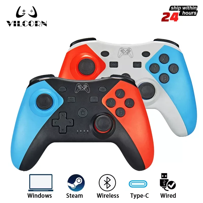

PC Game Controller Bluetooth-compatible Gamepad for Steam Cyberpunk Naruto Shippuden Game Joystick