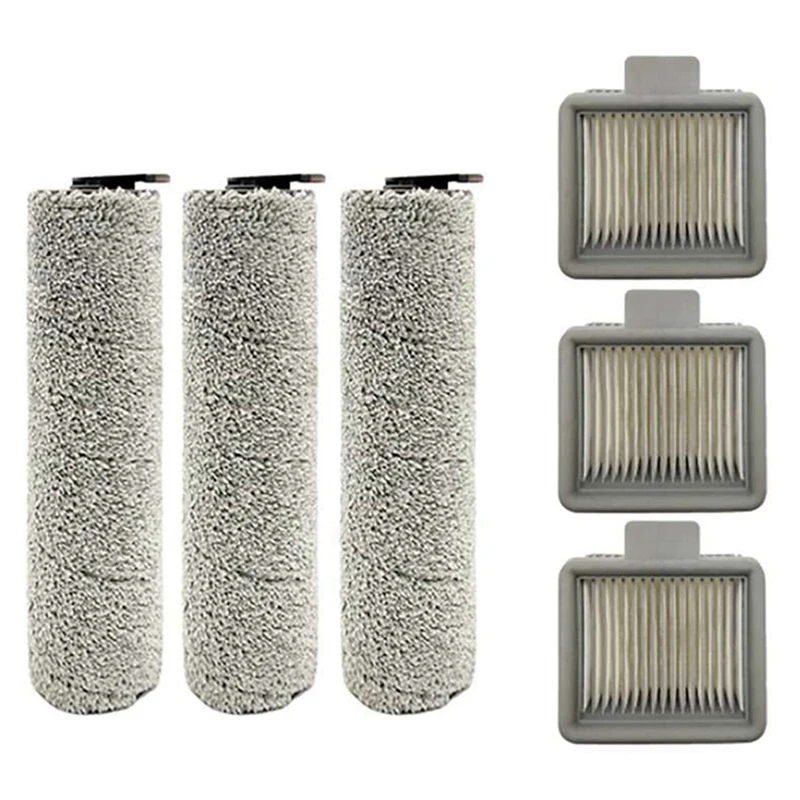

3Sets Filter Roller Brush Filter For Dreame H11 MAX Electric Floor Wireless Vacuum Cleaner Accessories Home Appliance