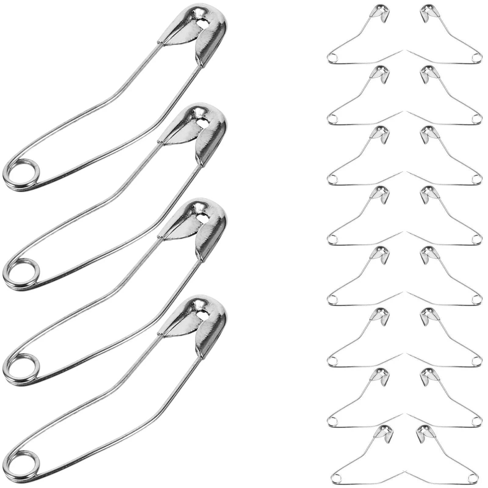 

Collar Pin Safety Small Brooch Backs Movement Large Stainless Steel Curved Bridegroom DIY