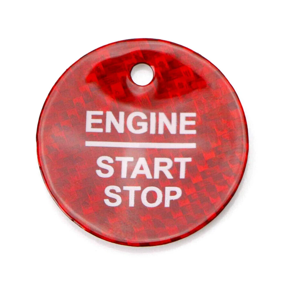 Углеродное волокно ABS автомобильный ключ запуск двигателя стоп переключатель