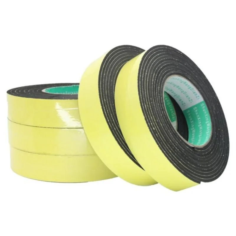 Прочная клейкая черная губчатая Резиновая лента EVA уплотнительная для защиты от