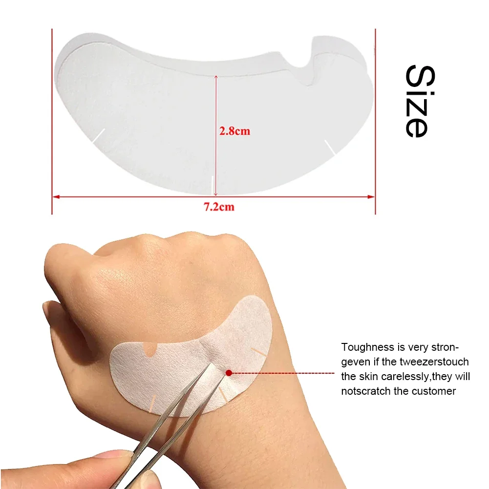 Патчи под глаза для наращивания ресниц 50 пар наклейки макияжа