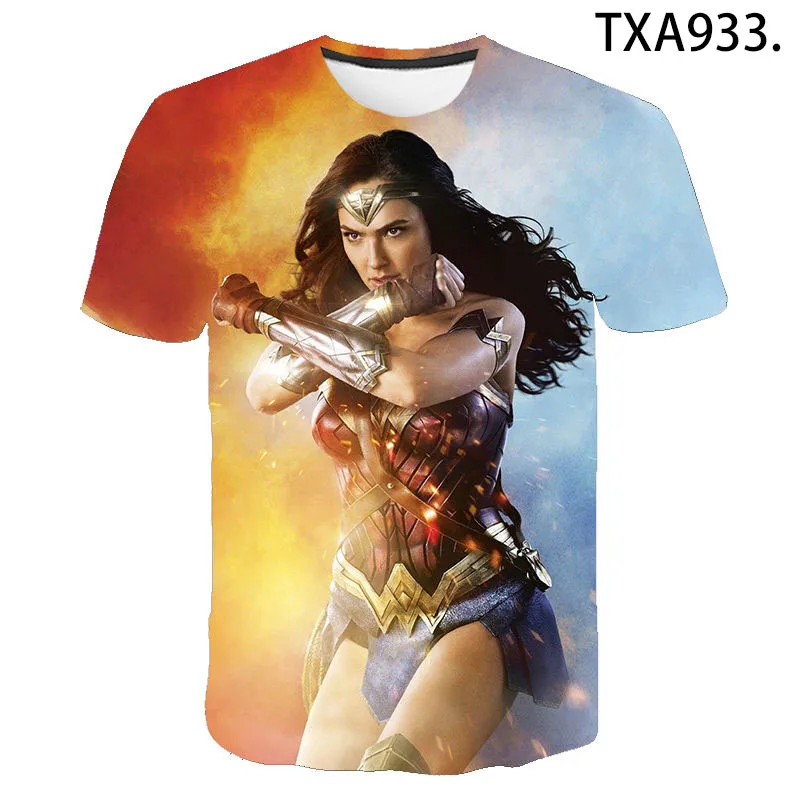 

Fashion short sleeved 3D printed beauty T-shirt Men's casual street boys' short sleeved shirt