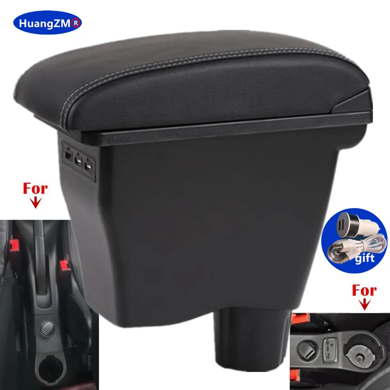 

Новый Кожаный/пластиковый Подлокотник-органайзер Для Smart Fortwo Mercedes Smart 453 Forfour, Для Модернизации Салона