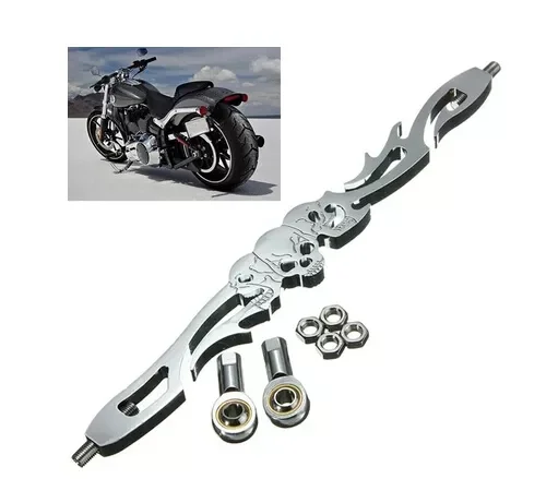 

Новинка 2019, серебристый хромированный переключатель передач с черепом, сцепление Softail Dyna Road Electra Street Glide FLHT для Harley Davidson