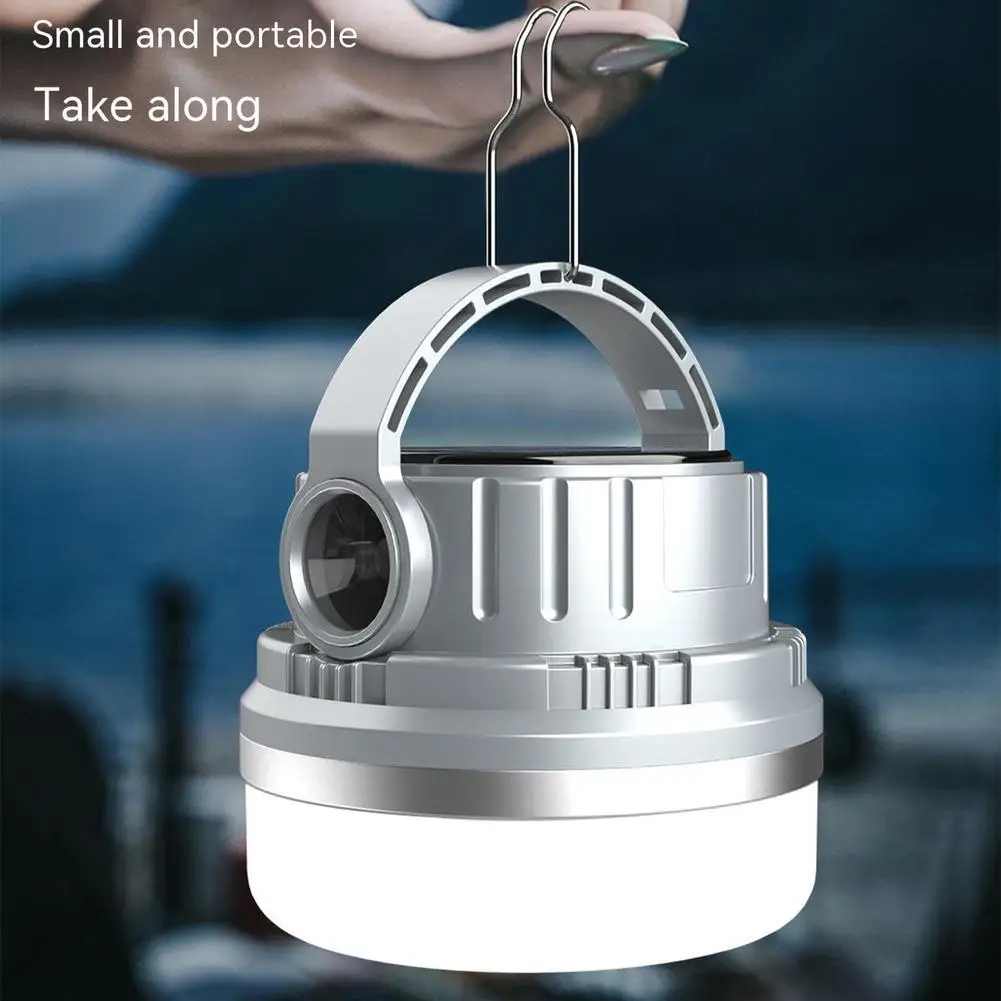 

Outdoor Led Camping Lantern Multifunctional Rechargeable Tent Light Mini Flashlight For Hurricane Emergency