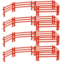 200pcs mini house fence model corral fencing panel accessory kids diy