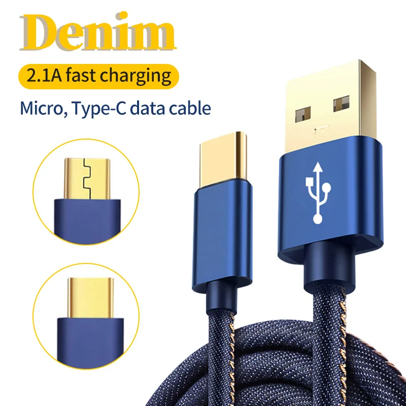 USB Type-C micro 2 1 a быстрая зарядка линия передачи данных высокоскоростная
