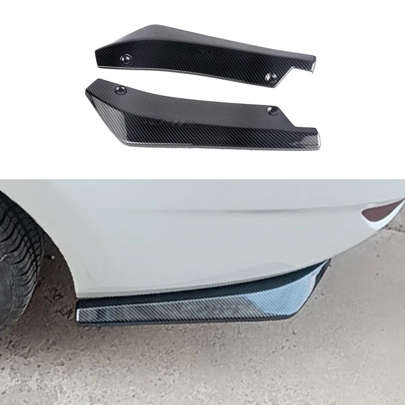 

Universal Car Front Rear Diffuser Bumper Strip Lip Spoiler Splitter Scratch Protector Carbon Fiber Winglets Car Accessories