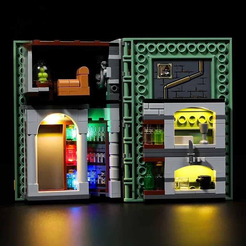 Фото Набор светодиодного освещения, подходящий для конструктора LEGO Hogwarts Moment: Урок зелий 76383. №3
