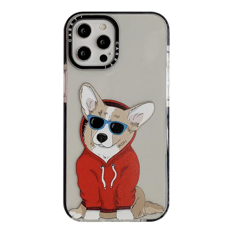

CASETIFY French Bulldog Corgi Dog Phone Cases For IPhone 14/13/12/11/X/XR/XS 14/13/12/11 Pro Max XS MAX Shockproof Soft Cover