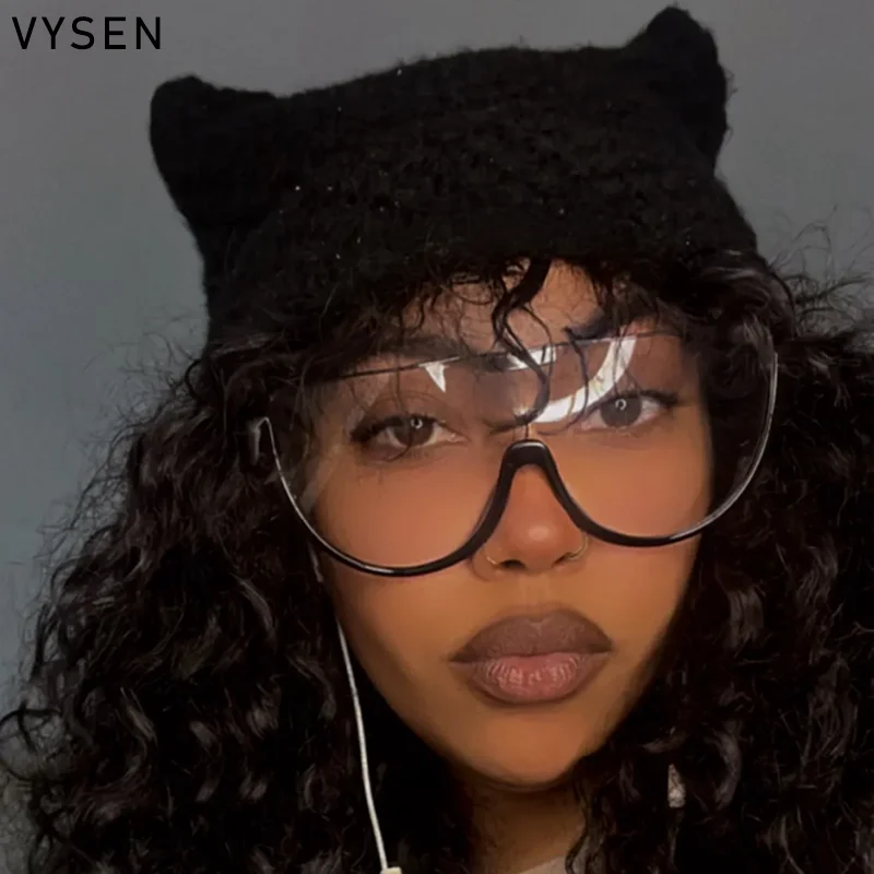 Цельные солнцезащитные очки в полуоправе для мужчин и женщин роскошные