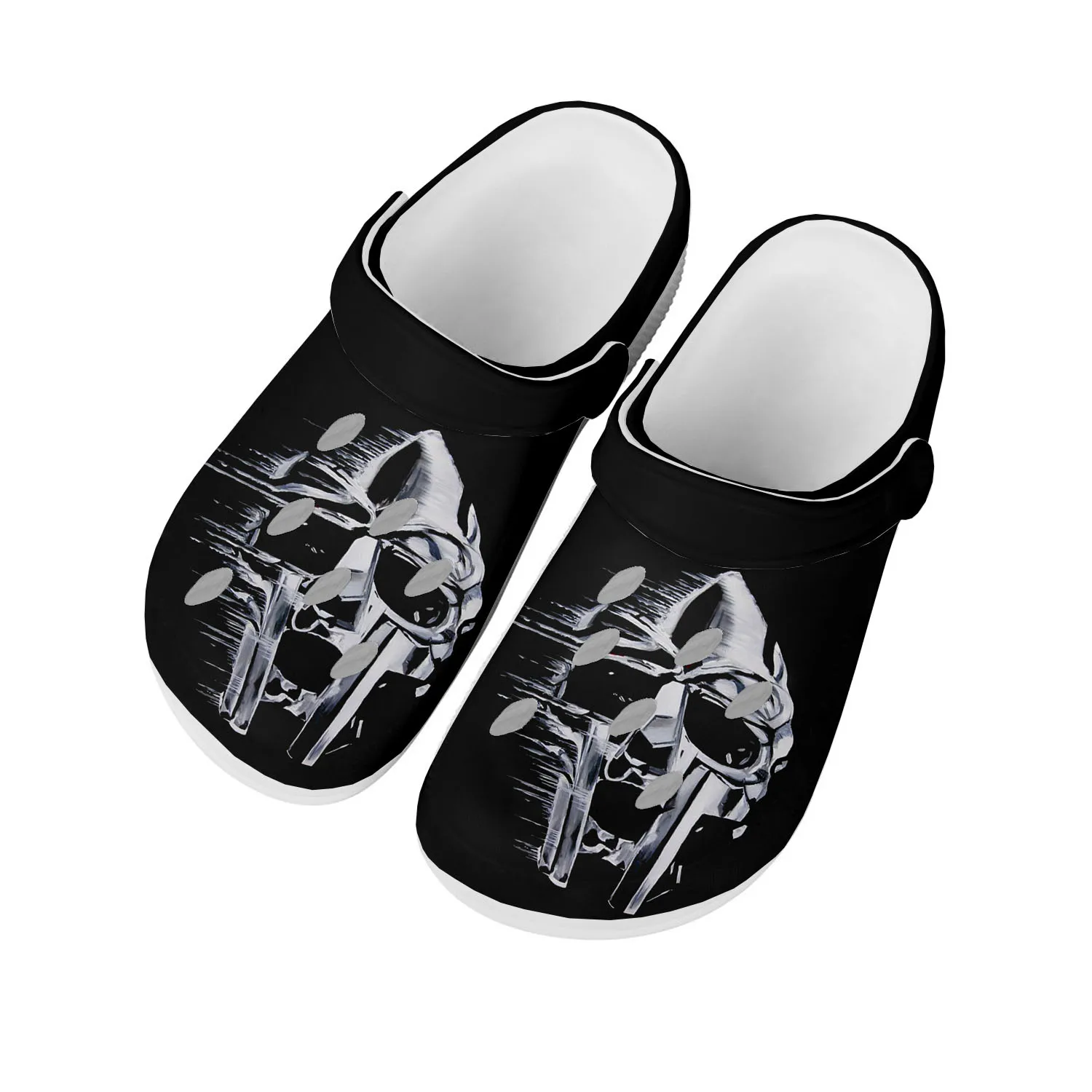 

MF DOOM Hip Hop Rapper Pop Home Clogs Custom Water Shoes Mens Womens Teenager Shoe Garden Clog Breathable Beach Hole Slippers