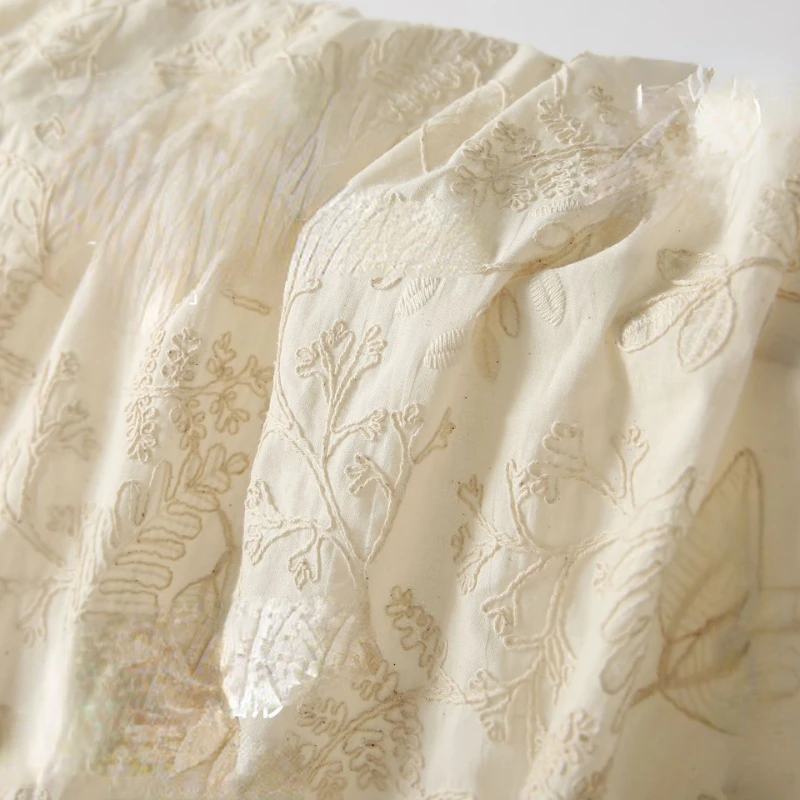 

Heavy Industry Three-Dimensional Double Strand Yarn French Hipster Style Embroidery Designer Cloth Embroidery Lining M2017