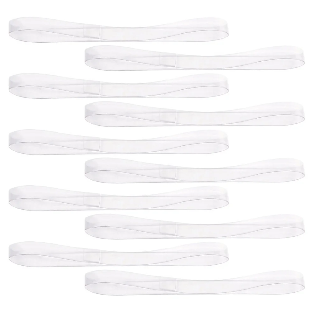 

5 Pairs Transparent Shoelaces High-heels Accessories Fixing Shoes Straps TPU Womens Clear Invisible Beam Women's Elastic