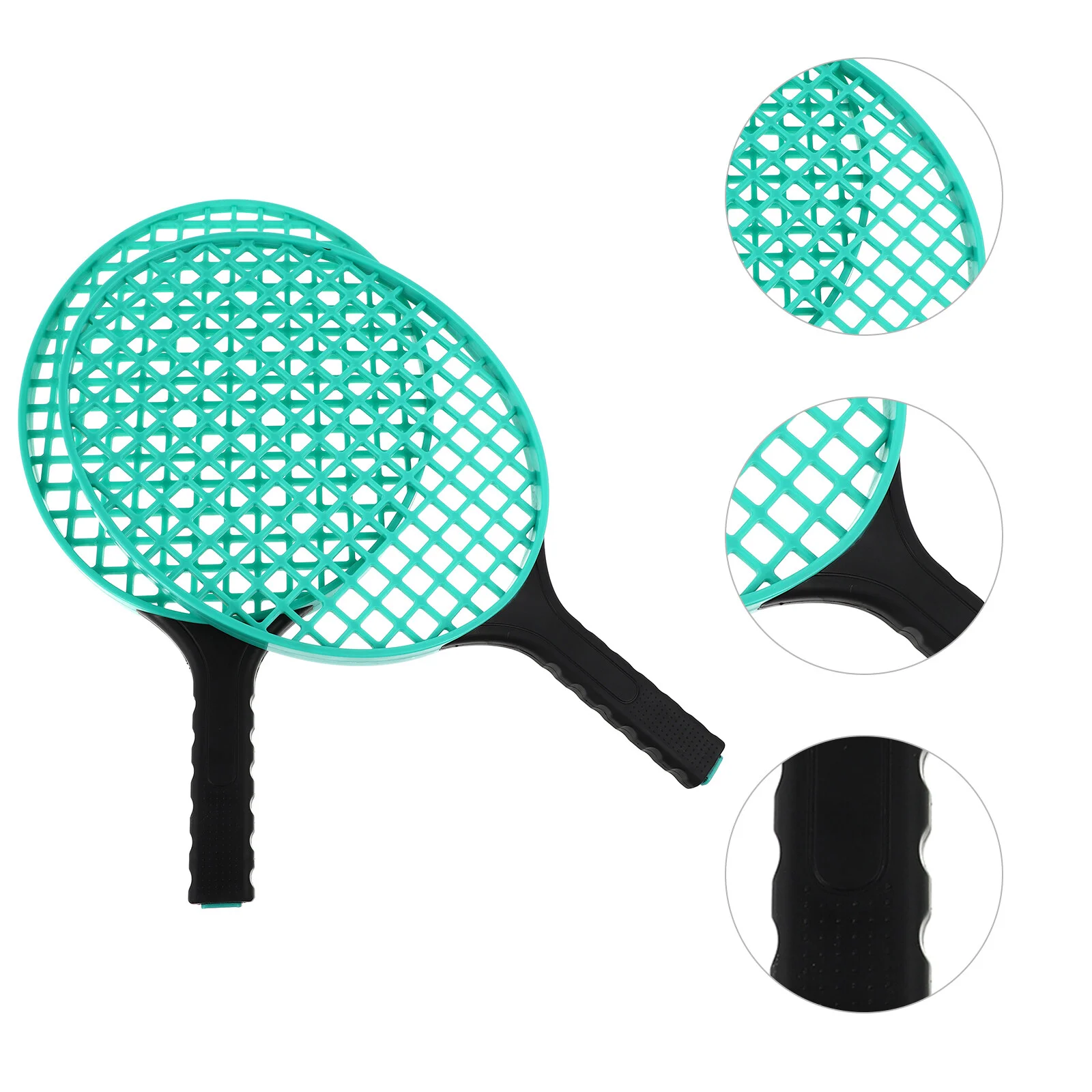 

2pcs Kids Tennis Rackets Kits Plastic Tennis Racket Children Outdoor Toy