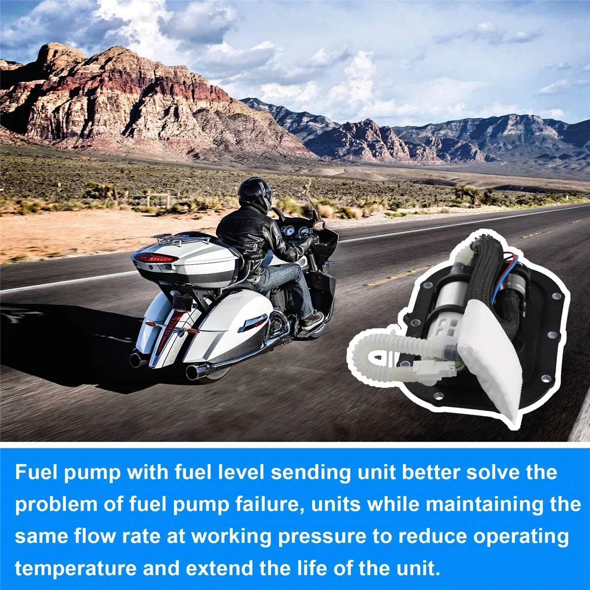 2521171 Мотоциклетный топливный насос в сборе для Victory Cross Country Roads Legend 2010-2017 2521020