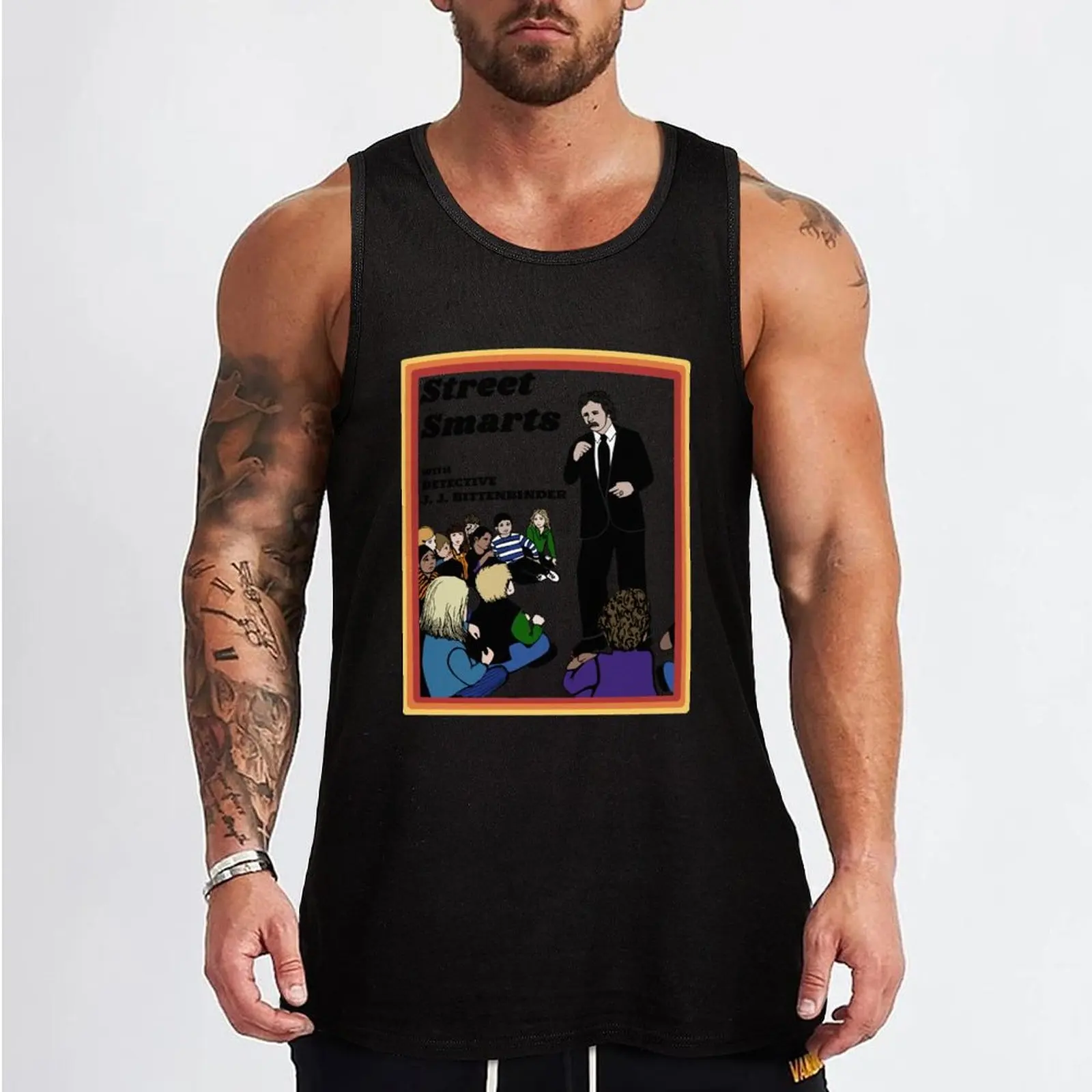 Мужская футболка Street Smarts с детективом Дж. Bittenbinder
