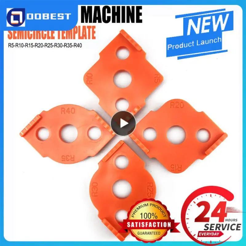 Wood Panel Radius R Plate Router Table Bit Corner Jig Trimming Machine Engraving Machine R5 to R40 Routing Round Corner Template