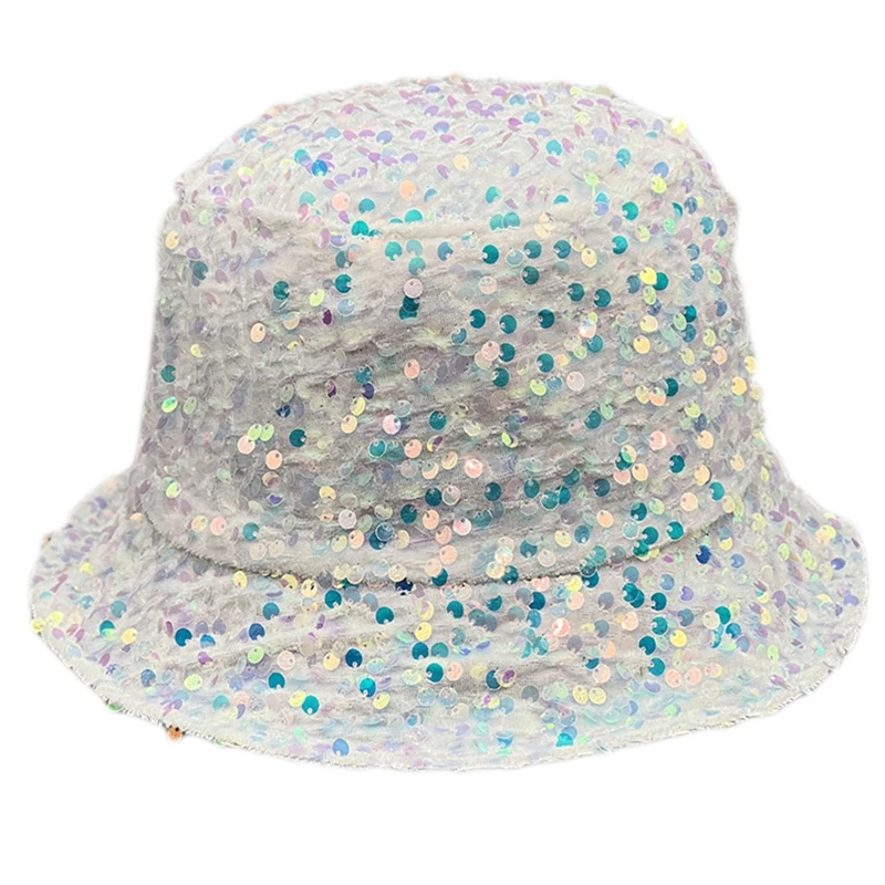 

Lightweight Sequins Bucket Hat Cool Hat Fisherman Hat for Men Outdoor Sports