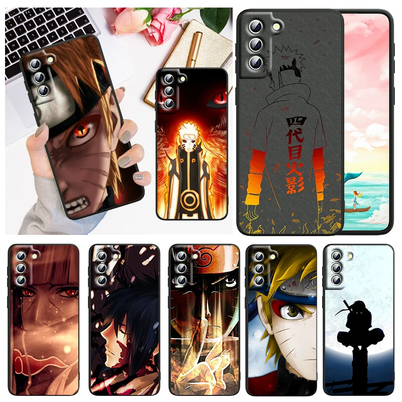 

Naruto Cartoon Animation Phone Case For Samsung S22 S21 S20 S10 S8 Note 20 A8 A9 A73 A71 A53 M52 A33 A32 A12 Ultra Plus FE Black