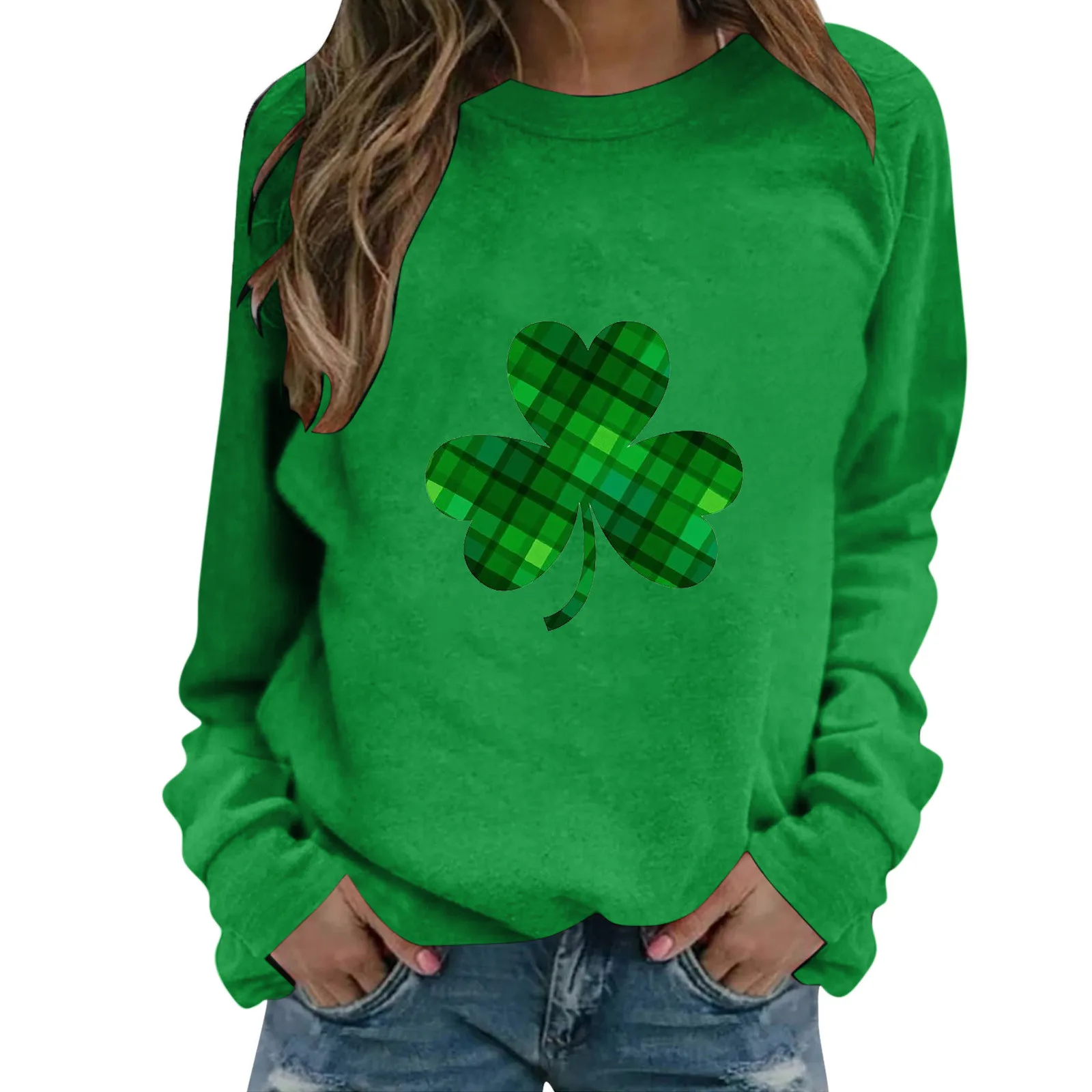 

Women's Top Cute Printed T-shirt Long Sleeve Turtleneck Casual Round Neck Sweatshirt Loose Comfortable Top