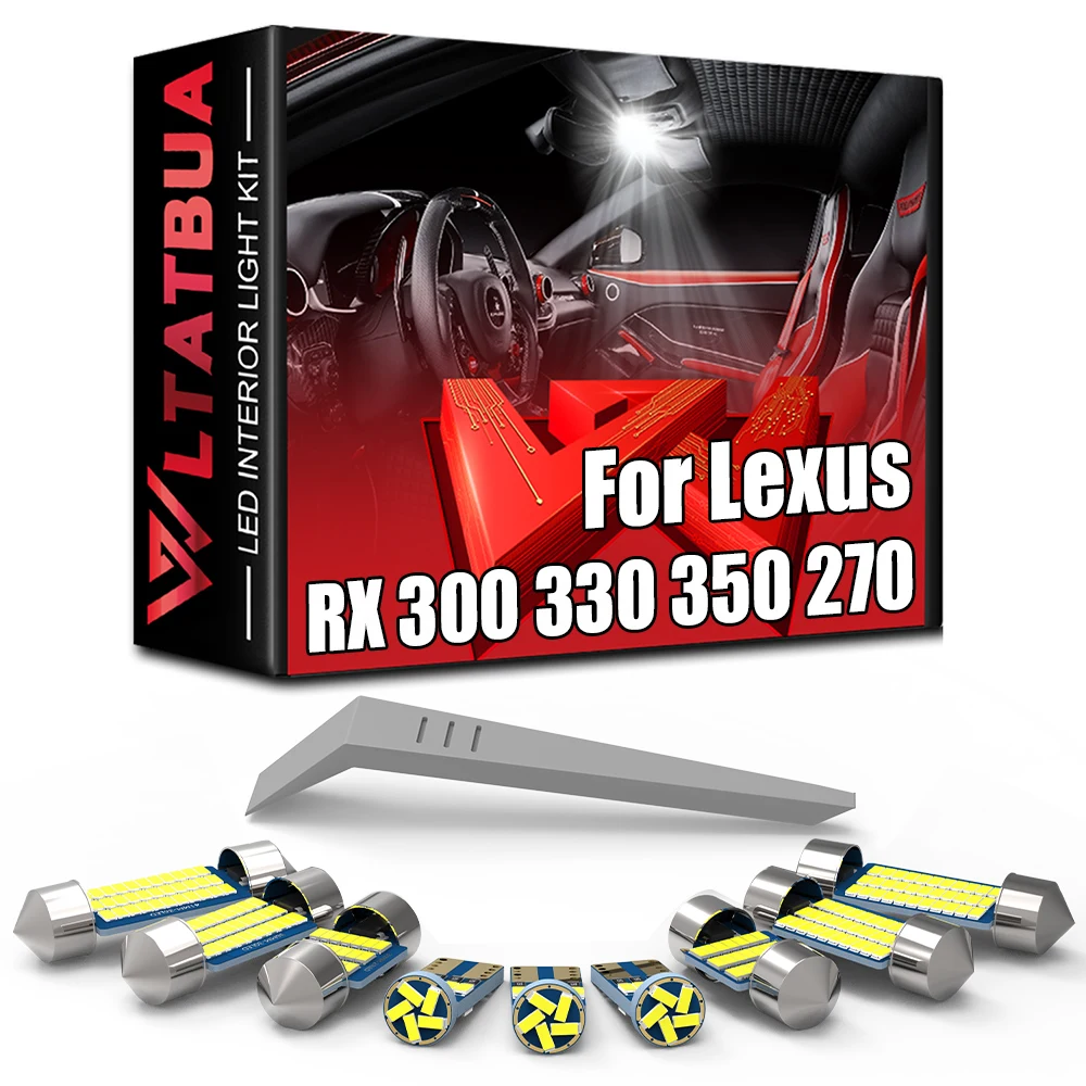 

Wltatbua LED Interior Light Bulb Kit Canbus For Lexus RX 300 330 350 270 400h 450h RX300 RX330 RX350 RX270 RX400h RX450h 1998-20