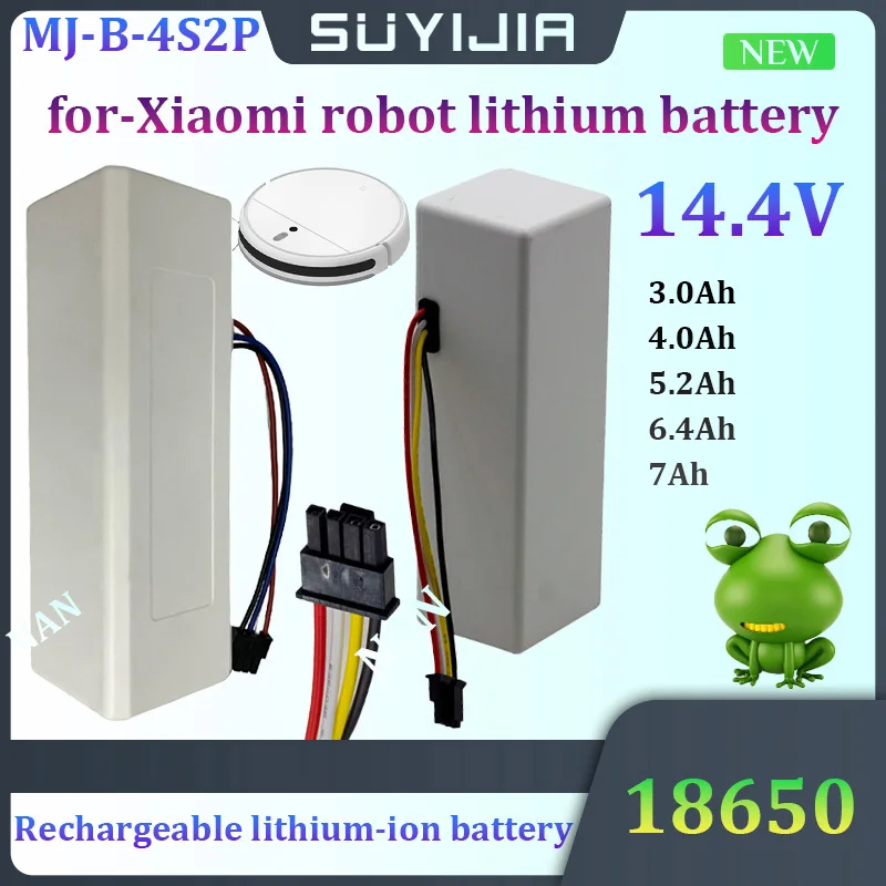 

14.4V MJ-B-4S2P Lithium Battery Sweeping and Dragging All-in-One Applicable-Xiaomi Mijia Robotic Sweeping and Dragging Battery