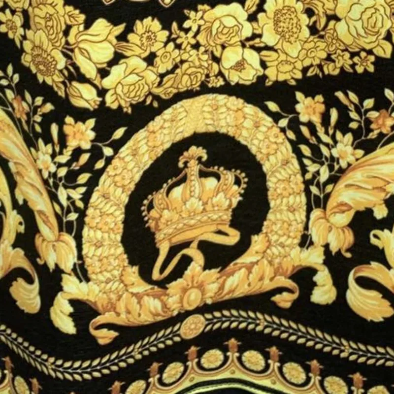 Футболка мужская с коротким рукавом роскошная рубашка в стиле ретро принтом