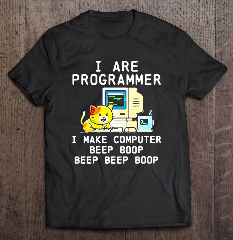 

Программатор I Are I Make компьютерный звуковой сигнал Boop звуковой Boop футболка для мужчин блузка Топ футболки мужская одежда оверсайз женская ф...