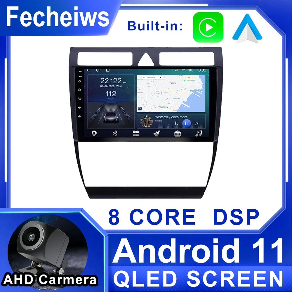 

Audio Car Radio For Audi A6 C5 1997-2004 S6 RS6 2002-2006 Android Auto Radio Multimedia Player 4GLTE Autoradio Wireless Carplay