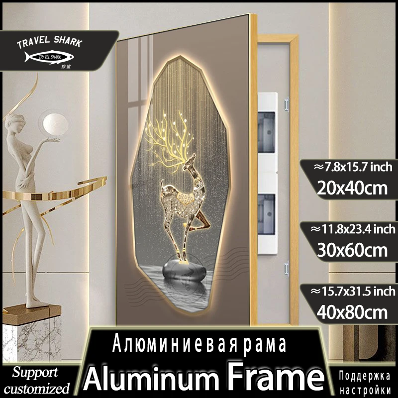 

Декоративная подвесная картина в скандинавском стиле Электрический измерительный ящик настенные художественные плакаты картины для ресторана дизайн с рамкой без отверстий